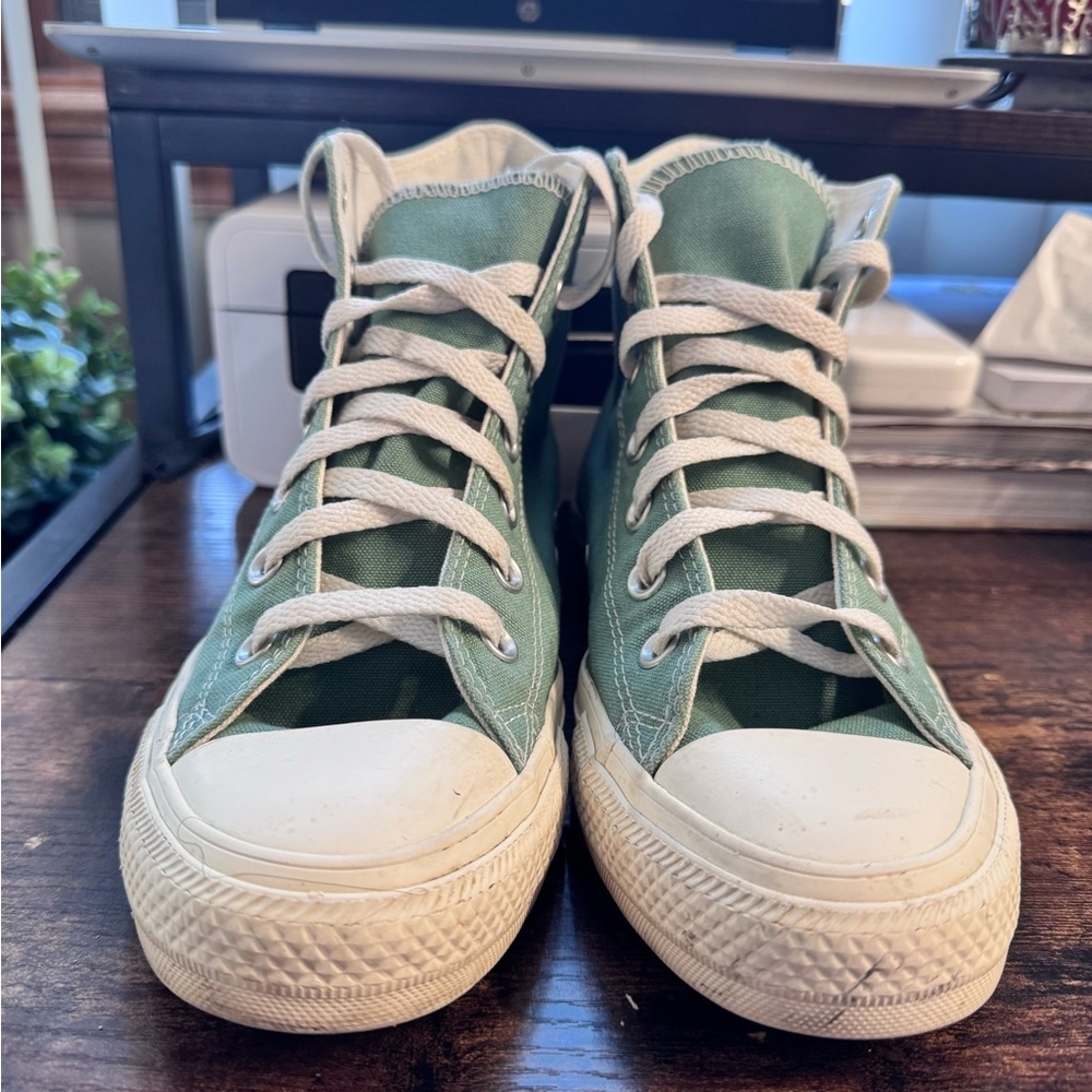 Converse Chuck Taylor All Star High Top - Sage Green/Jade Size 8w/6m - Picture 8 of 9